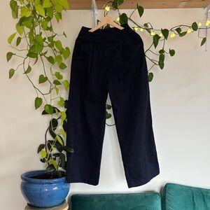 YMC Women's Wide-Leg Pants in Navy